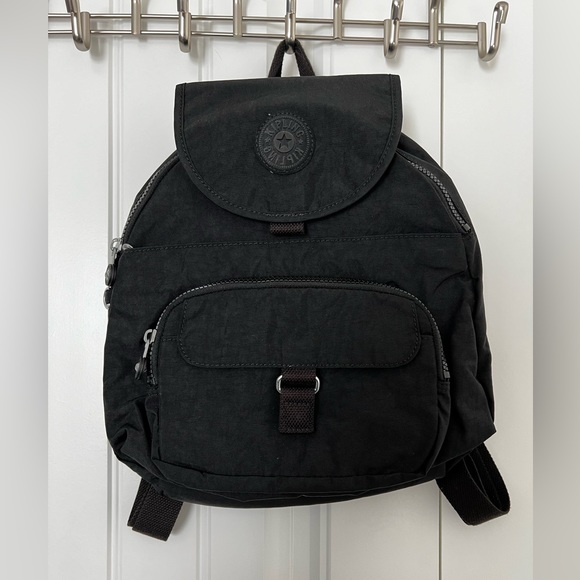 Kipling Queenie Solid Black Backpack - Picture 5 of 7